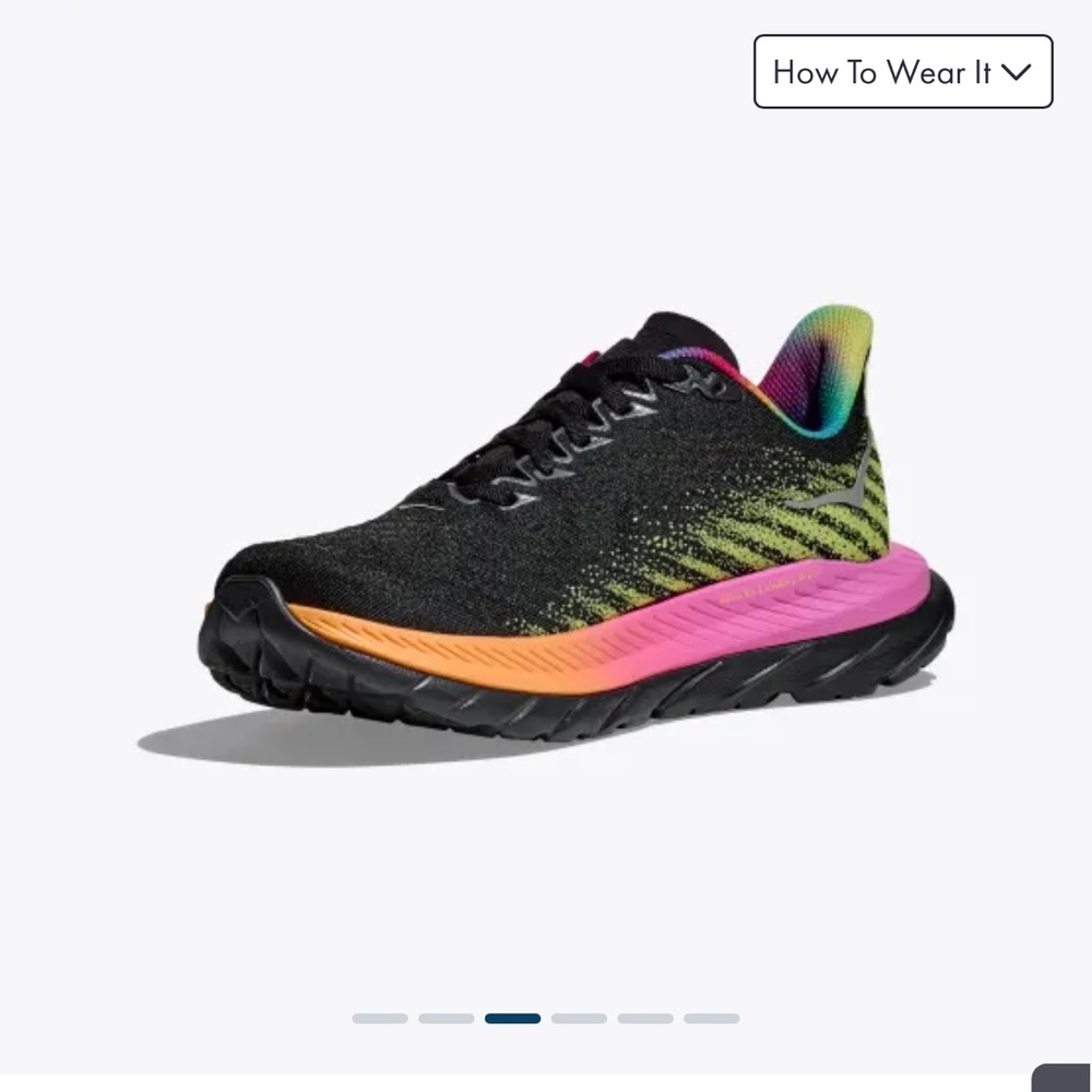 HOKA One One Mach 5 Black/Rainbow
